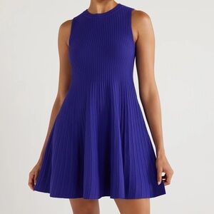 Elegant Blue Midi Dress